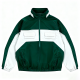 Forest Green & White Utility Pocket Track Jacket