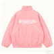 Pastel Pink Back Graphic Track Jacket